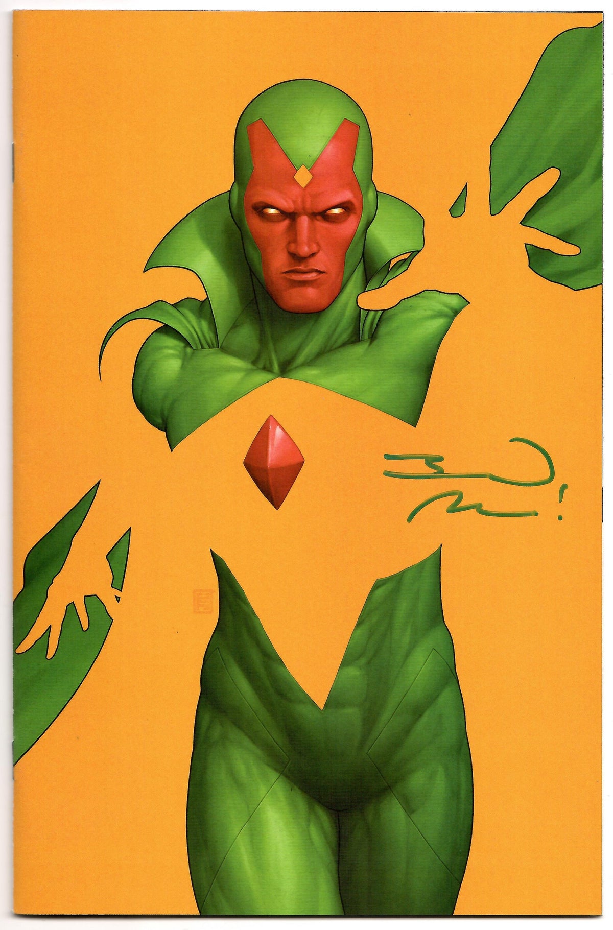 Avengers #1 G John Tyler Christopher Vision SIGNED Jed MacKay Variant (05/17/2023) Marvel