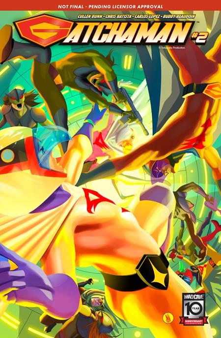 Gatchaman #2 A Inaki Miranda Cullen Bunn (08/07/2024) Mad Cave