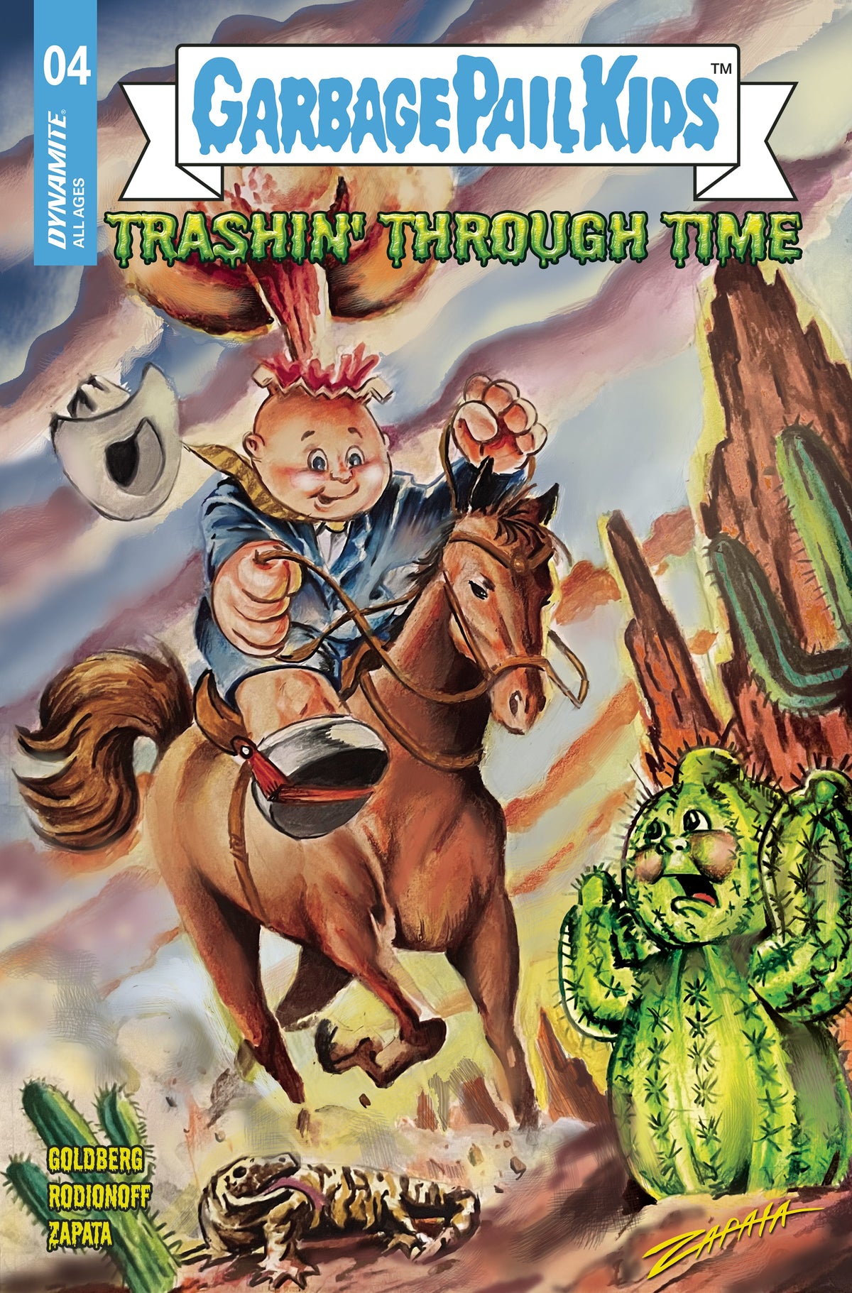 Garbage Pail Kids Through Time #4 B Jeff Zapata Variant (03/13/2024) Dynamite