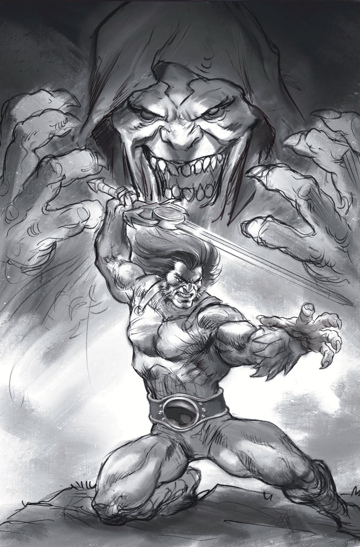 Thundercats #1 U 1:25 Lucio Parrillo Line Art Virgin Variant (02/07/2024) Dynamite