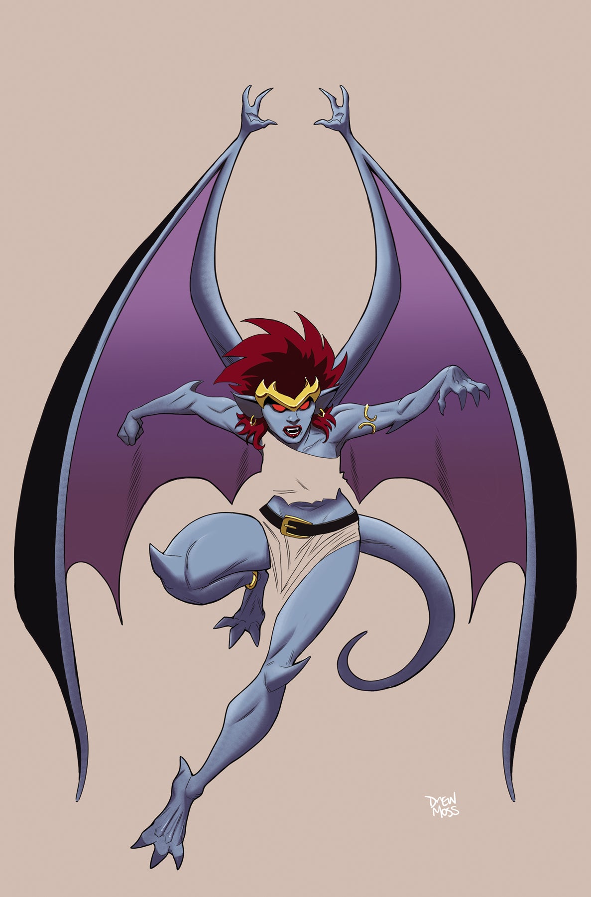 Gargoyles Quest #2 G 1:15 Drew Moss Color Bleed Virgin Variant (05/15/2024) Dynamite