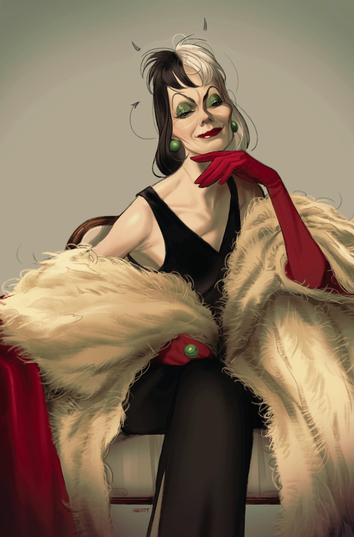 Disney Villains Cruella De Vil #3 H 1:15 Sway Virgin Variant (04/03/2024) Dynamite