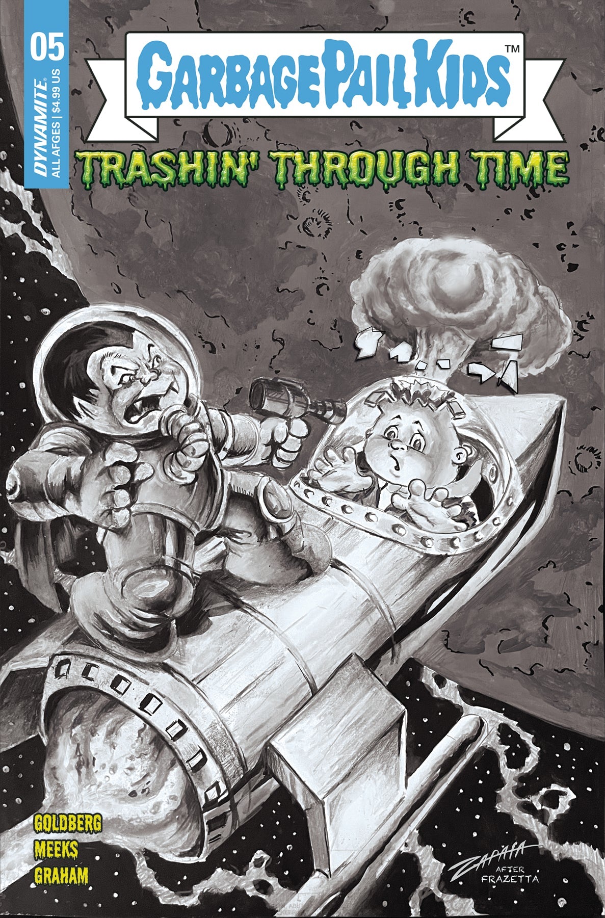 Garbage Pail Kids Through Time #5 E 1:10 Jeff Zapata Variant (06/26/2024) Dynamite
