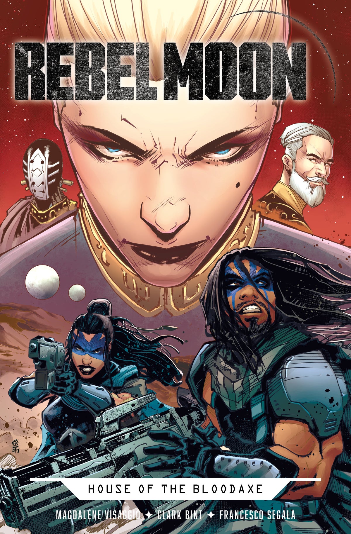 Rebel Moon House Blood Axe #2 (Of 4) D Giuseppe Cafaro Variant (02/14/2024) Titan