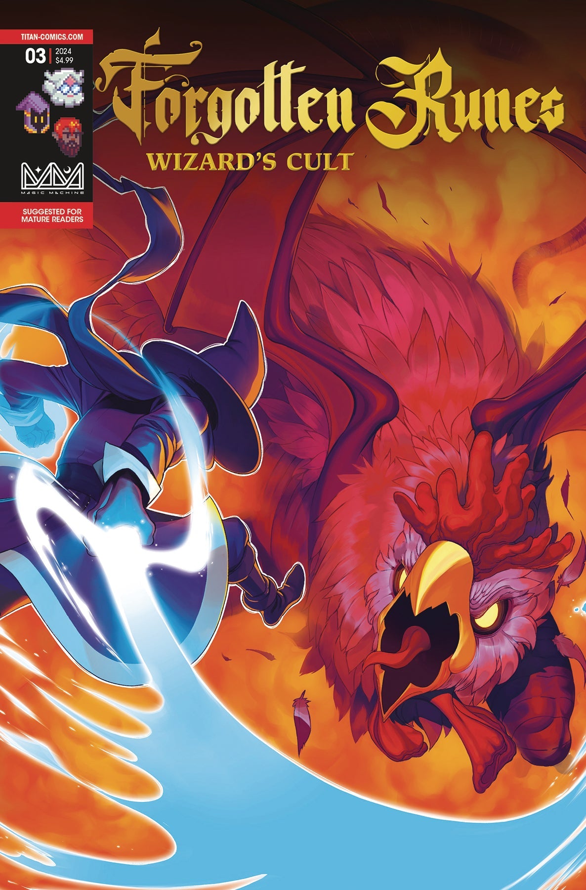 Forgotten Runes Wizards Cult #3 (Of 10) C VV Glass Variant (03/27/2024) Titan