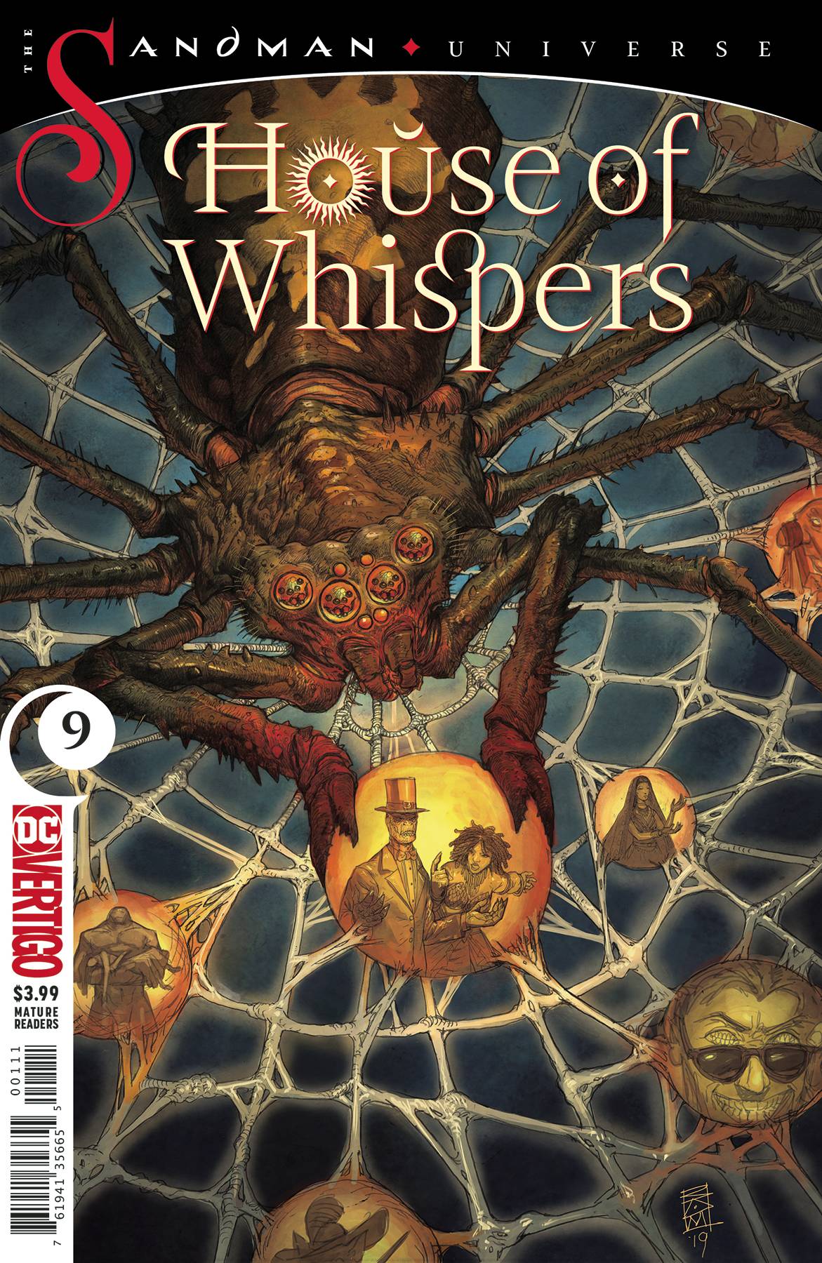 HOUSE OF WHISPERS #9 (MR) Sandman Giant Spider (05/08/2019) DC