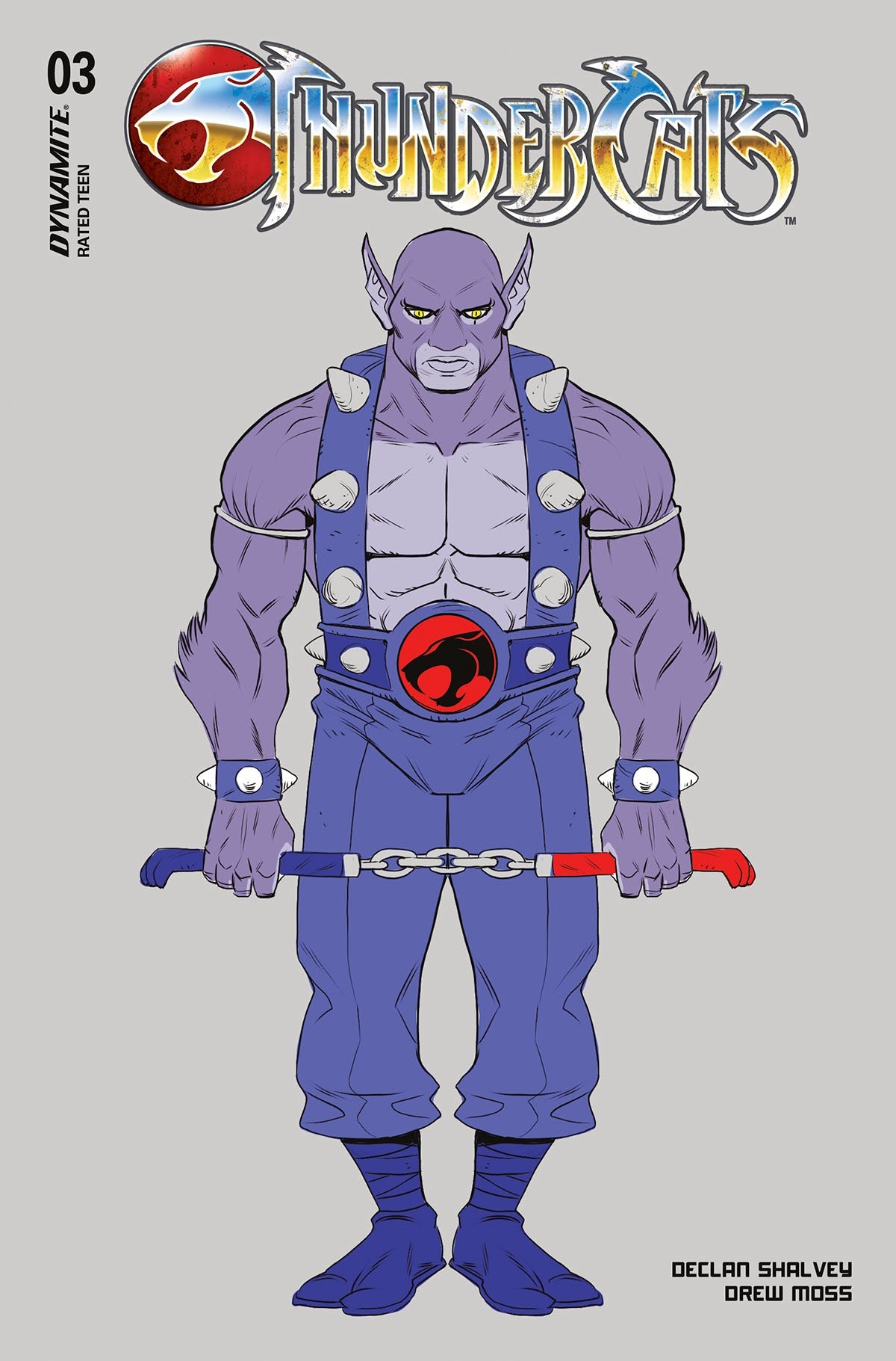 Thundercats #3 K 1:10 Drew Moss Panthro Character Des Variant (04/10/2024) Dynamite