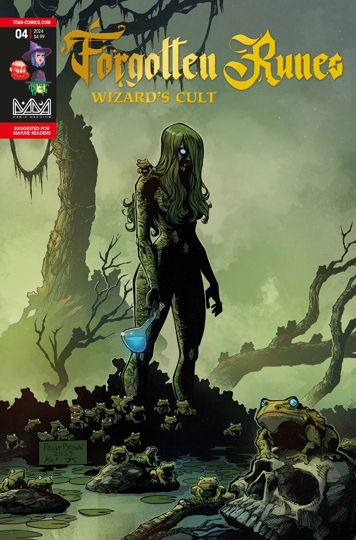 Forgotten Runes Wizards Cult #4 (Of 10) C Brown Variant (05/08/2024) Titan