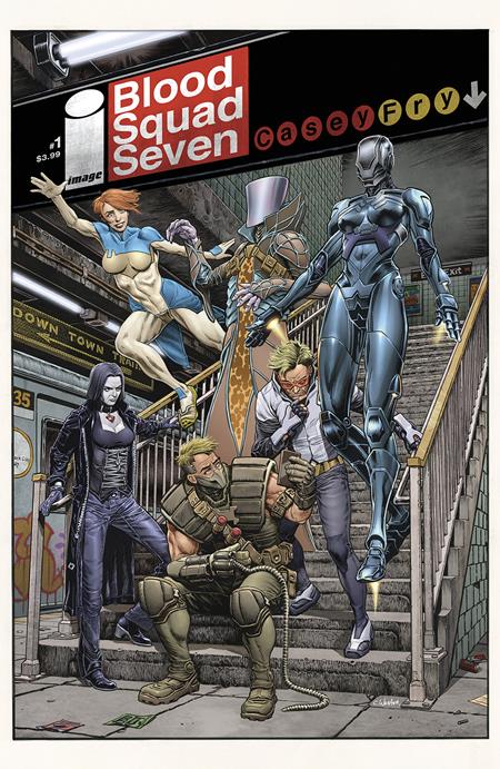 Blood Squad Seven #1 B Chris Weston Variant (05/22/2024) Image