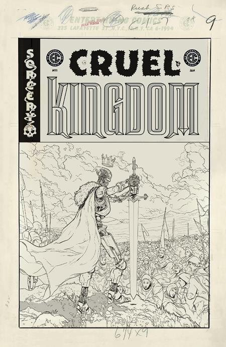 Ec Cruel Kingdom #1 (Of 5) G 1:20 Adam Pollina B&W Artist Edition Variant (01/08/2025) Oni