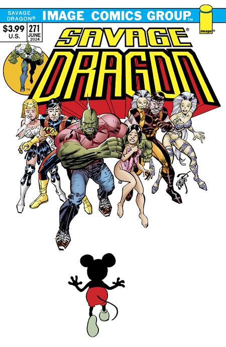 Savage Dragon #271 B Erik Larsen 70S Trade Dress Variant (07/10/2024) Image