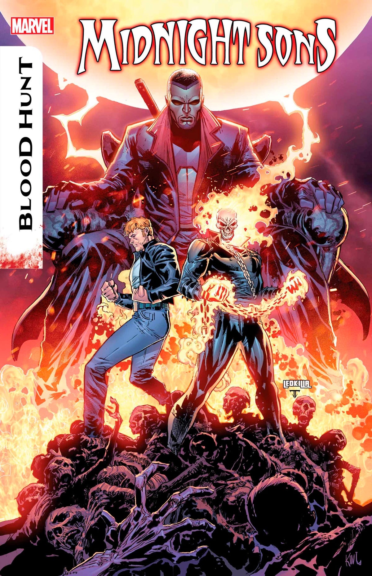 Midnight Sons Blood Hunt #2 A Ken Lashley Bryan Hill (06/26/2024) Marvel