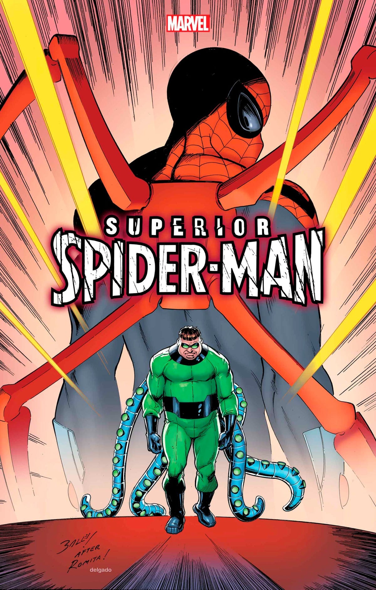 Superior Spider-Man #8 A Mark Bagley Dan Slott Amazing Spider-Man 50 Homage (06/26/2024) Marvel
