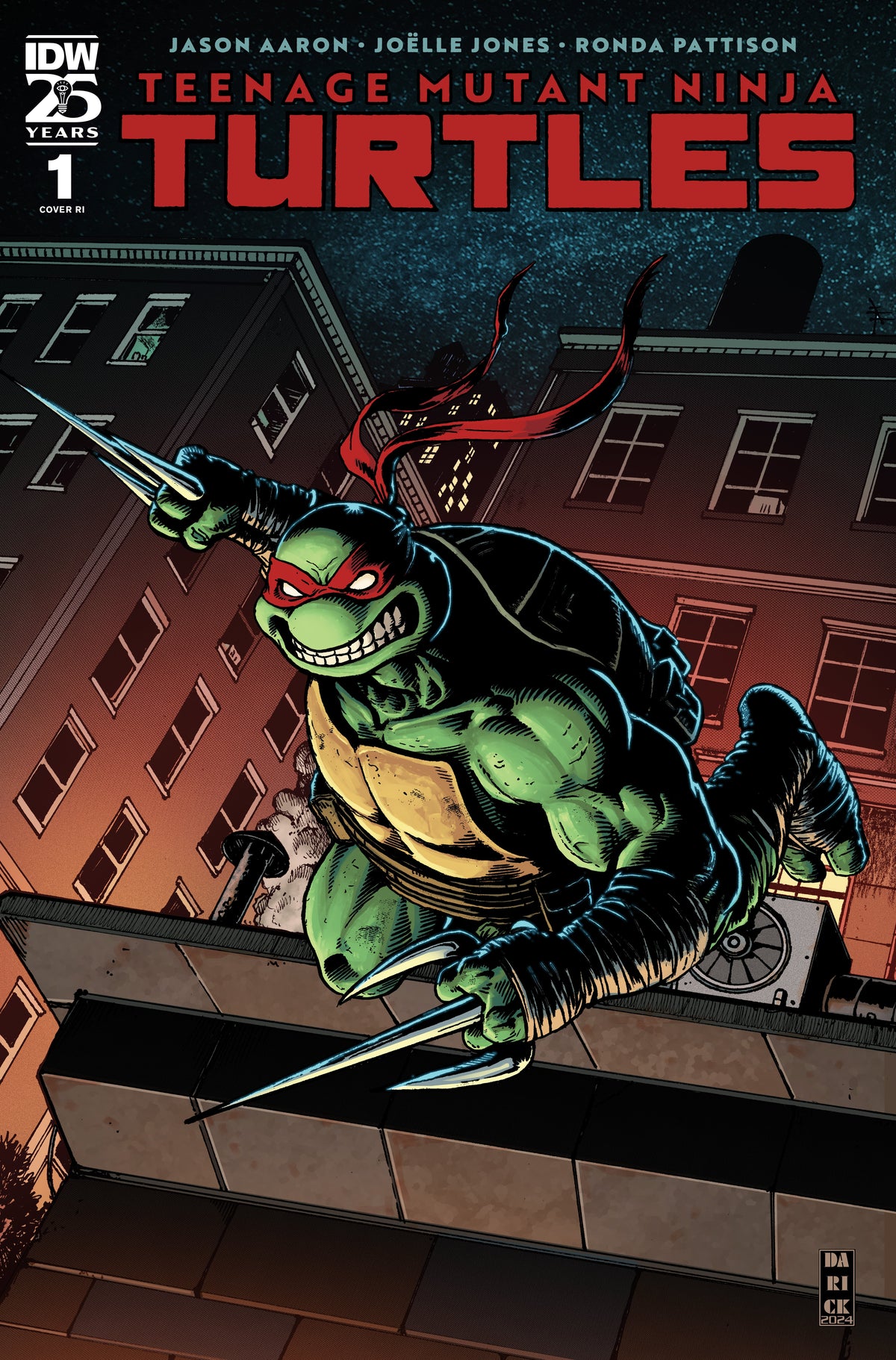 Teenage Mutant Ninja Turtles 2024 #1 J 1:50 Darrick Robertson Variant (07/24/2024) Idw