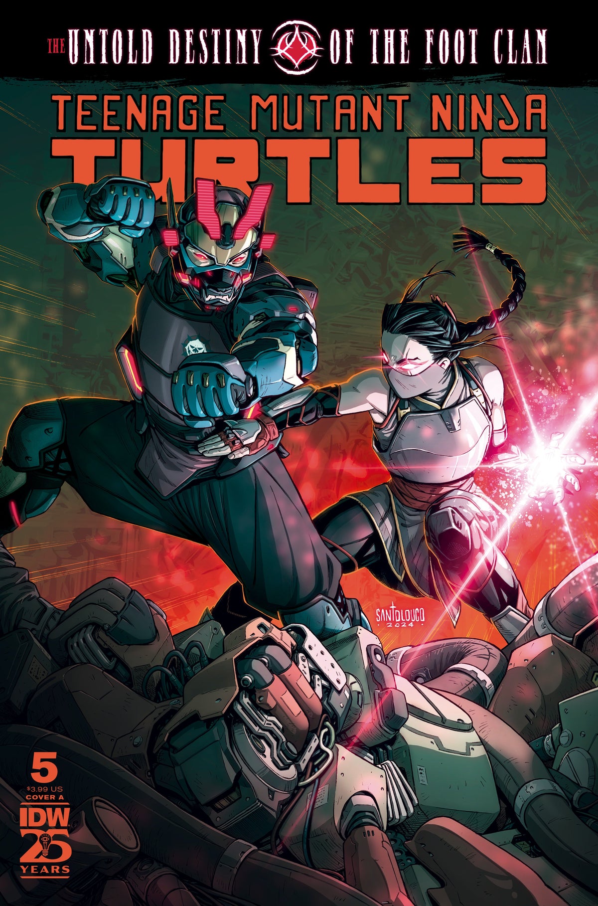 Teenage Mutant Ninja Turtles The Untold Destiny Of The Foot Clan #5 A Santolouco (07/17/2024) Idw