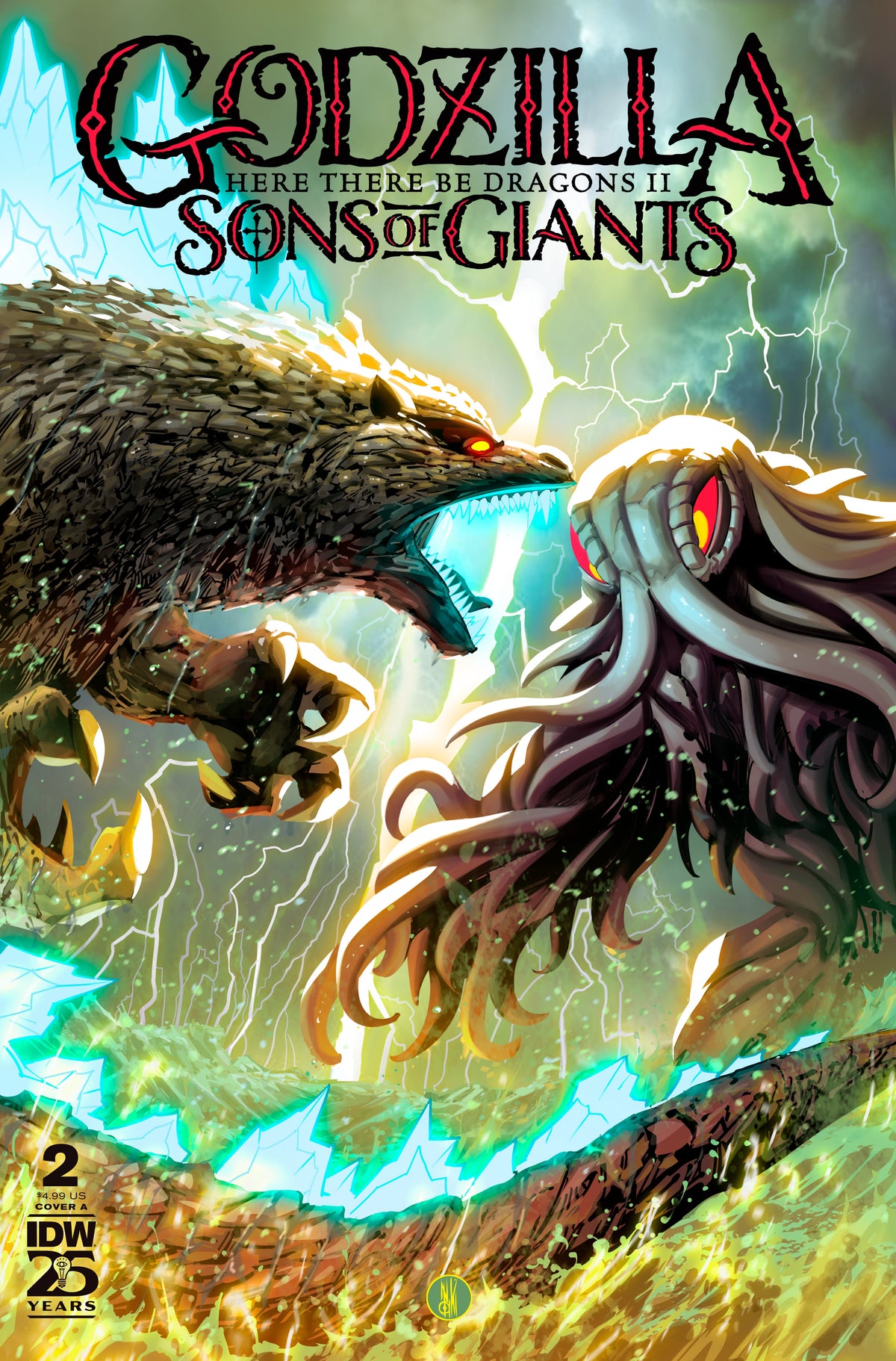 Godzilla Here There Be Dragons Ii Sons Of Giants #2 A Miranda (08/07/2024) Idw