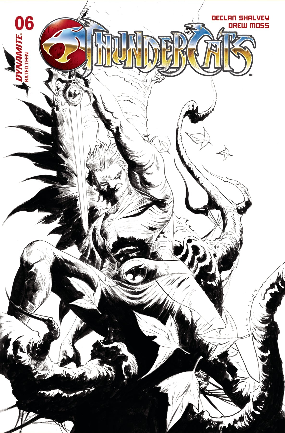 Thundercats #6 S 1:20 Jae Lee Line Art Variant (07/17/2024) Dynamite
