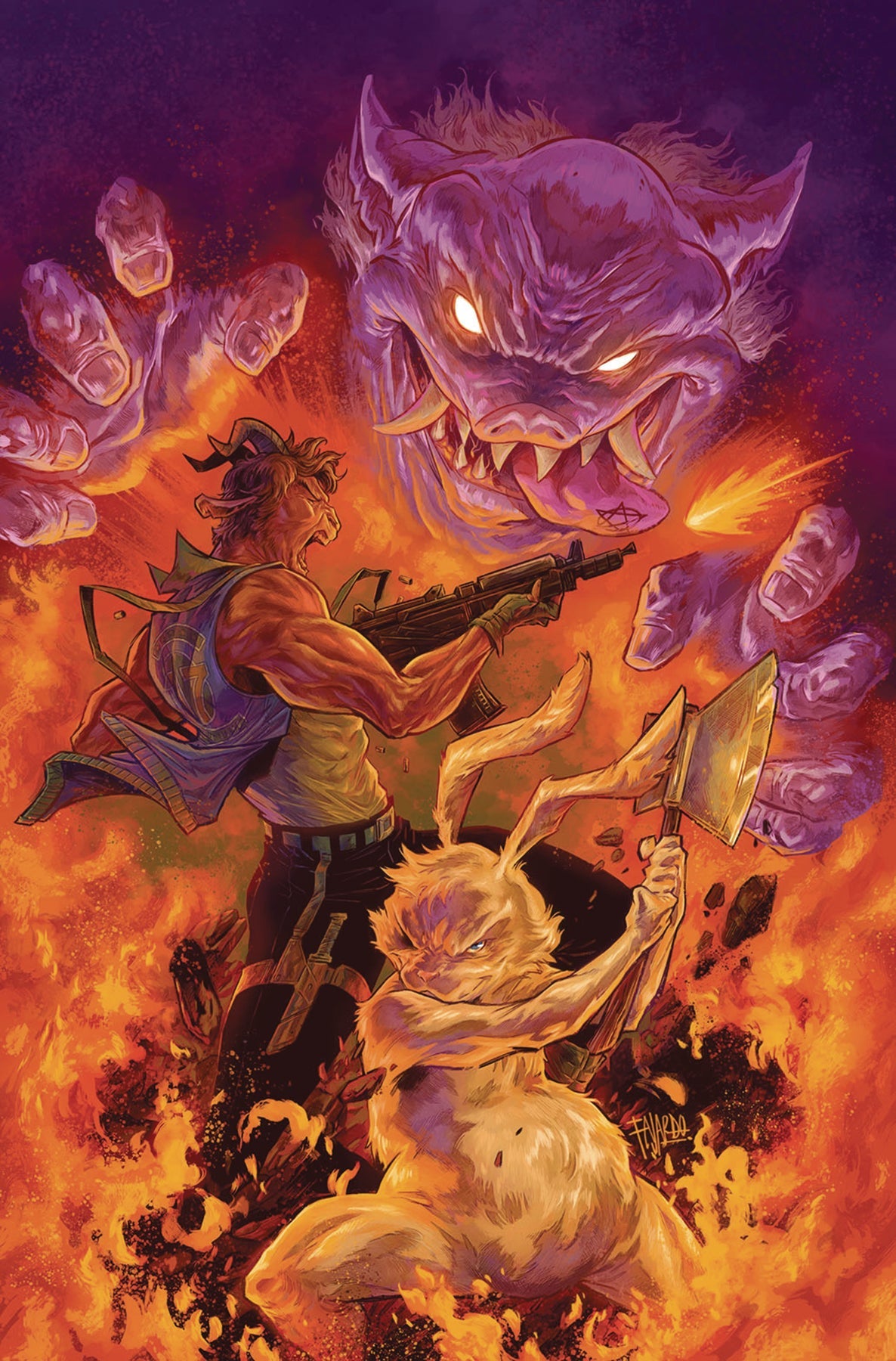 Man Goat & Bunnyman Beware The Pigman #1 (Of 3) A Fajard (07/24/2024) Zenescope