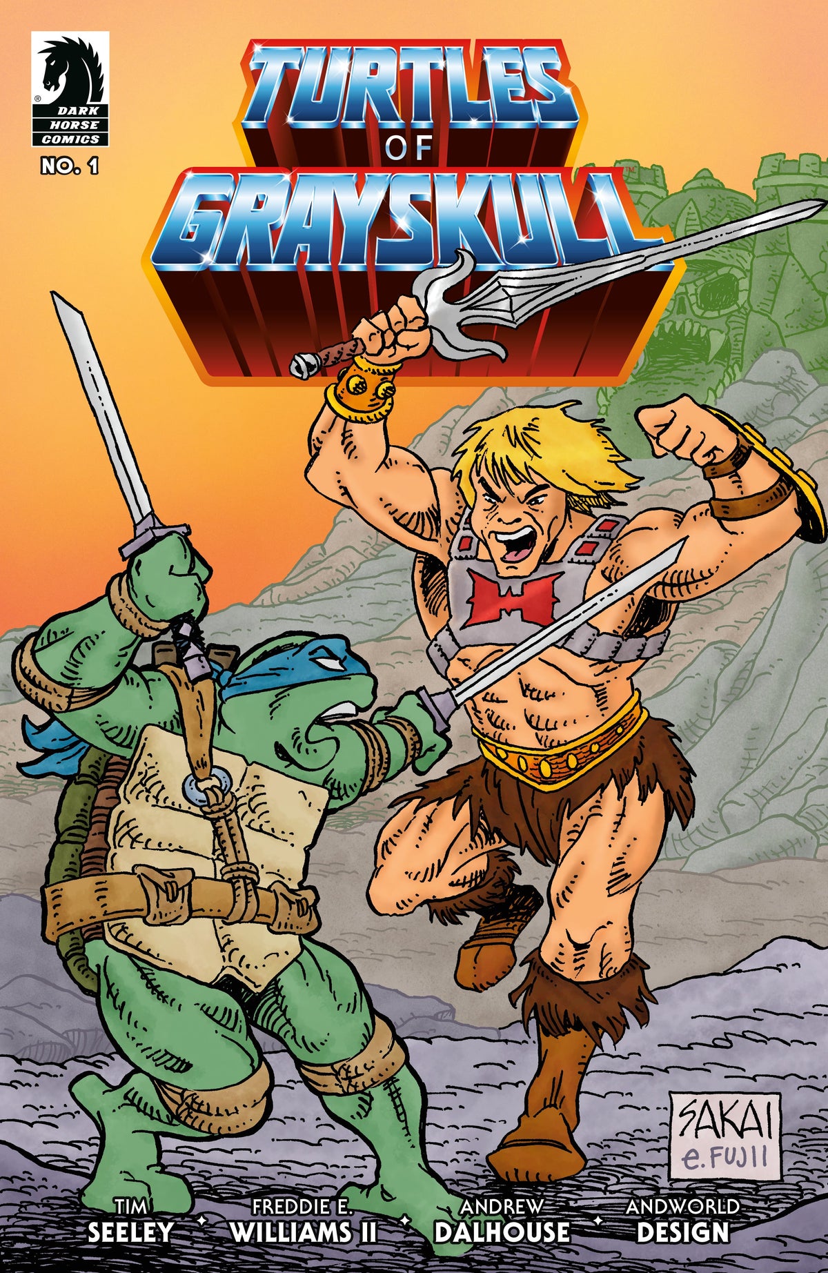 Masters Of Universe Teenage Mutant Ninja Turtles TMNT Of Grayskull #1 B Stan Sakai Variant (09/25/2024) Dark Horse