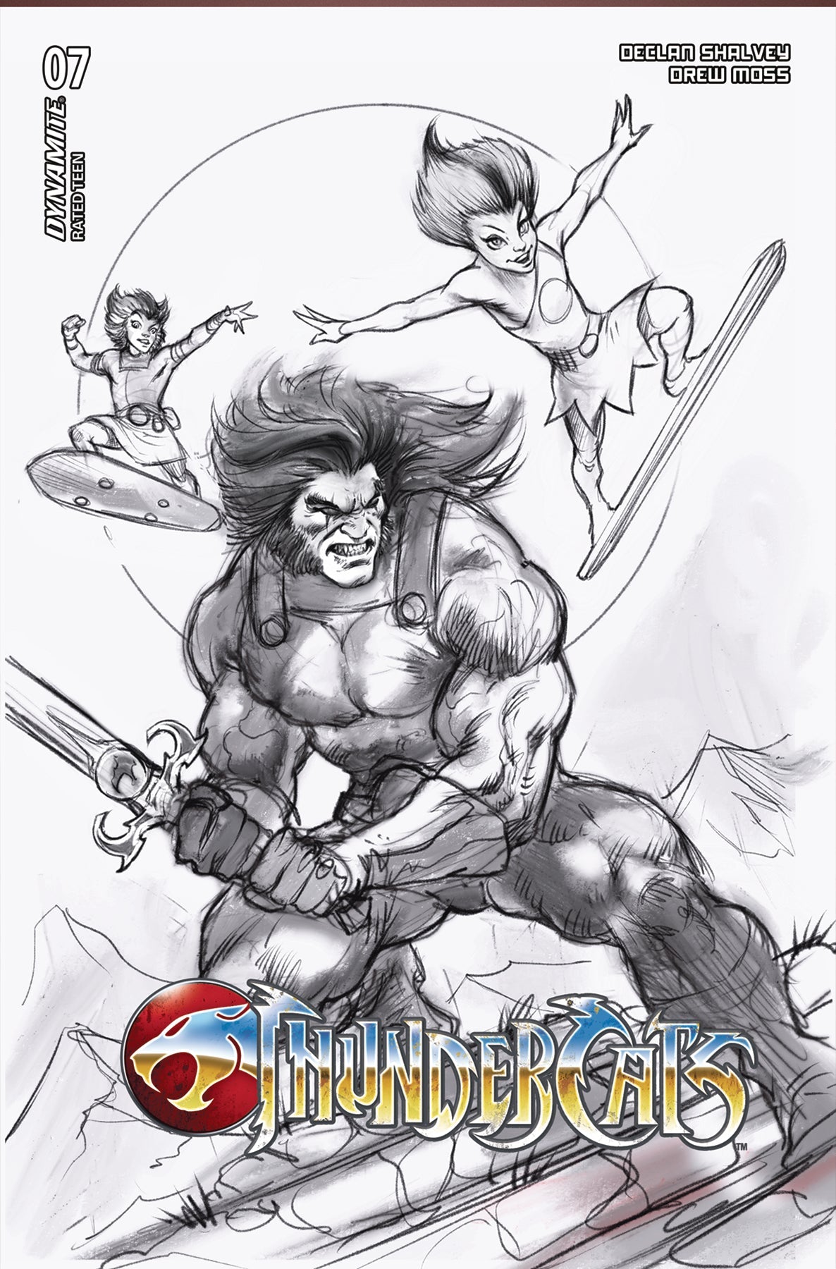 Thundercats #7 N 1:20 Lucio Parrillo Line Art Variant (08/21/2024) Dynamite