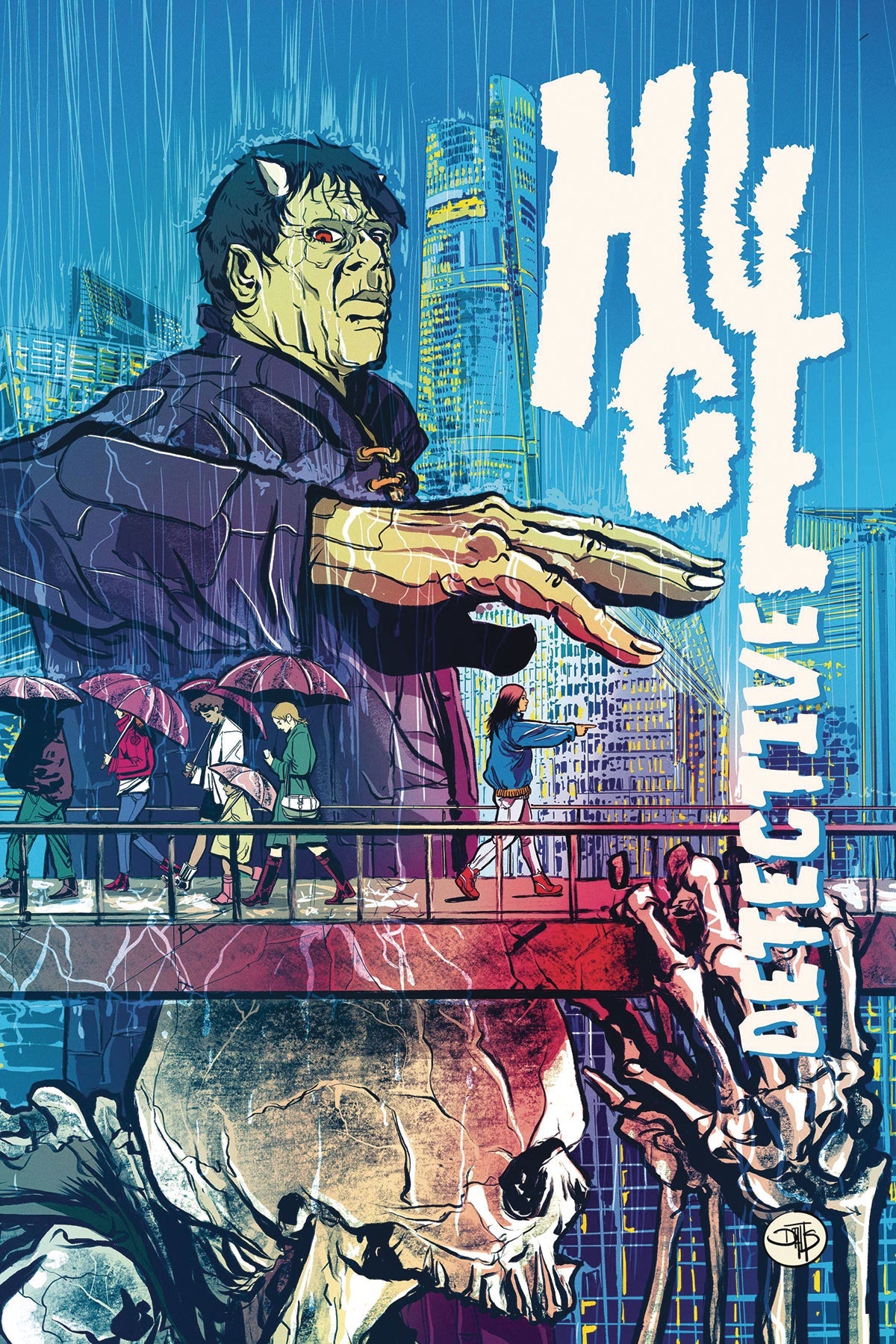 Huge Detective #1 (Of 5) E Dalts Dalton Variant SIGNED Adam Rose (08/21/2024) Titan