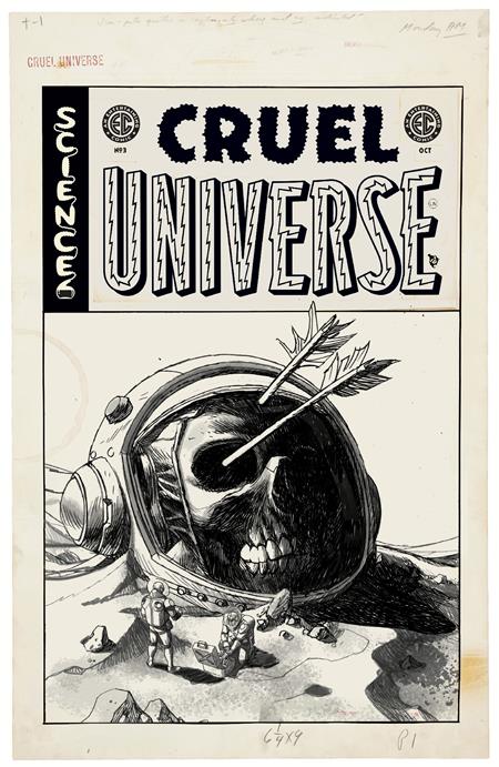 Ec Cruel Universe #3 (Of 5) D 1:20 Dave Johnson B&W Artist Edition Variant (10/02/2024) Oni