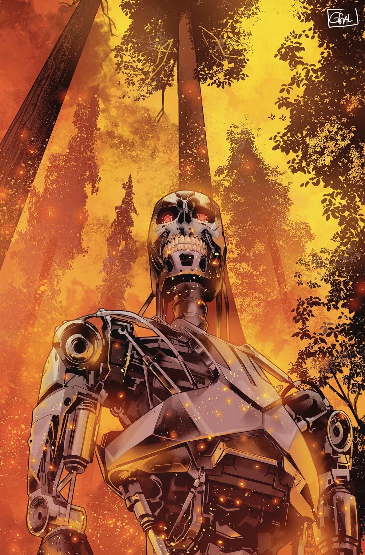 Terminator #1 N 1:15 Edwin Galmon Foil Virgin Variant (10/09/2024) Dynamite