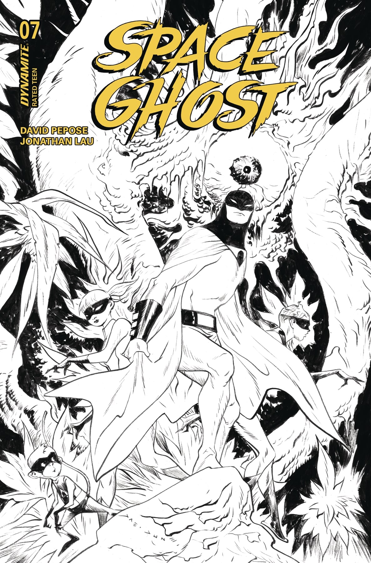 Space Ghost #7 H 1:15 Jae Lee Line Art Variant (11/13/2024) Dynamite