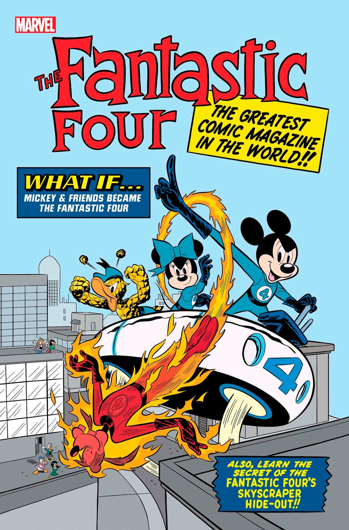 Fantastic Four #28 E Francesco D'ippolito Disney Homage Variant (01/22/2025) Marvel