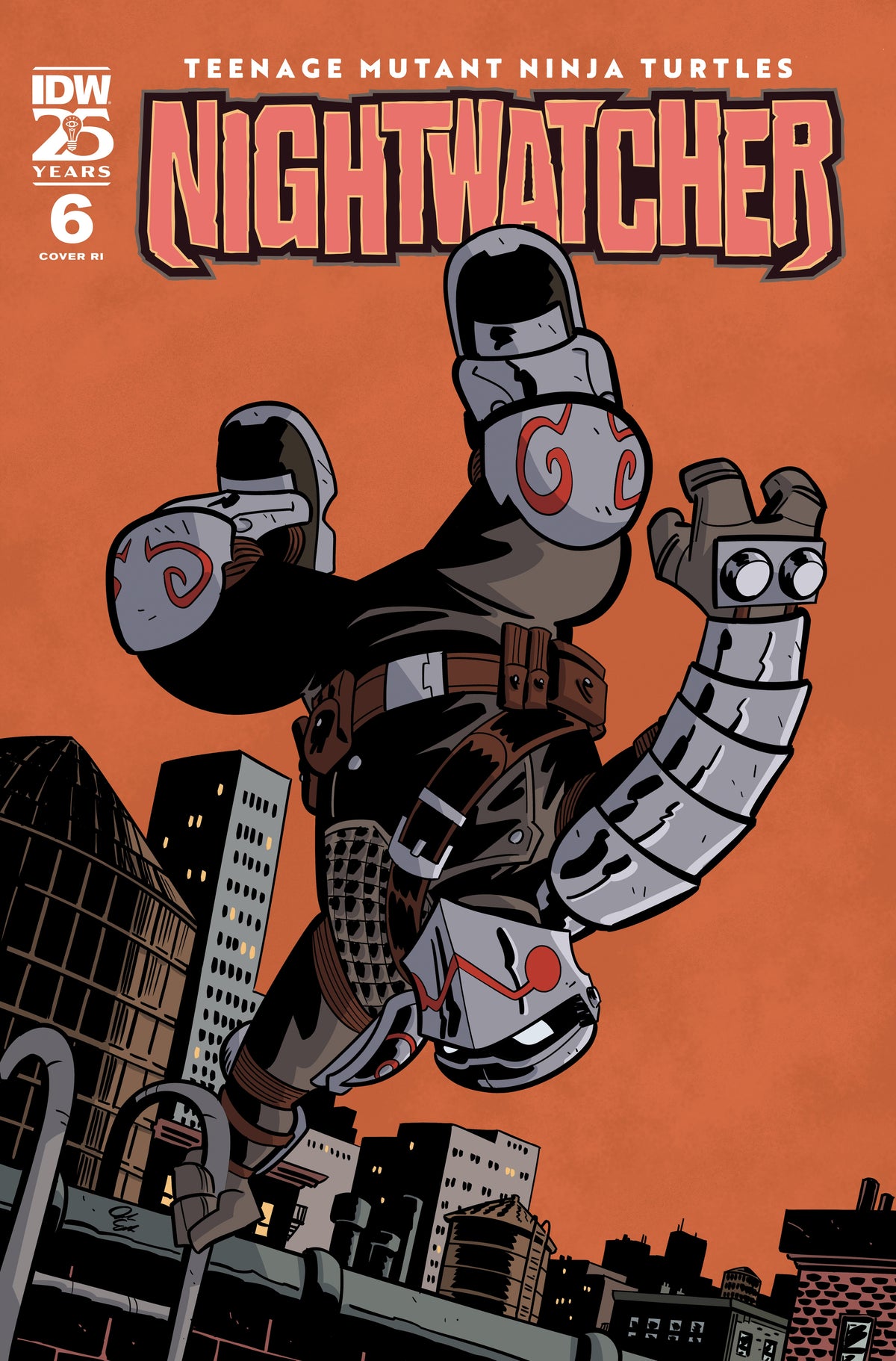 Teenage Mutant Ninja Turtles Nightwatcher #6 C 1:10 Jacob Edgar Variant (03/05/2025) Idw
