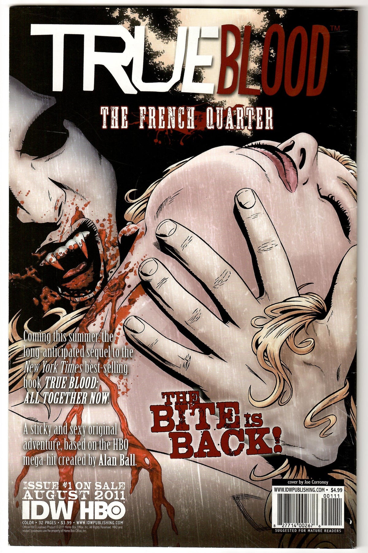 True Blood Tainted Love Legacy Edition IDW 2011 FN Signed Marc Andreyko