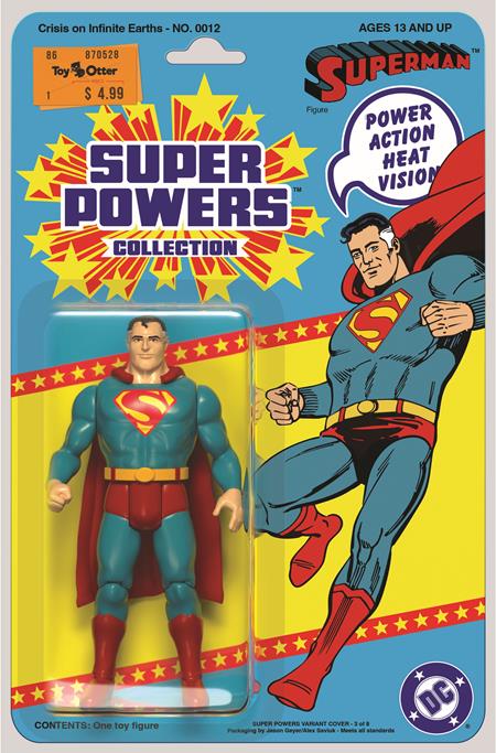 Crisis On Infinite Earths #12 Facsimile Edition D Super Powers Action Figure Variant (03/19/2025) Dc