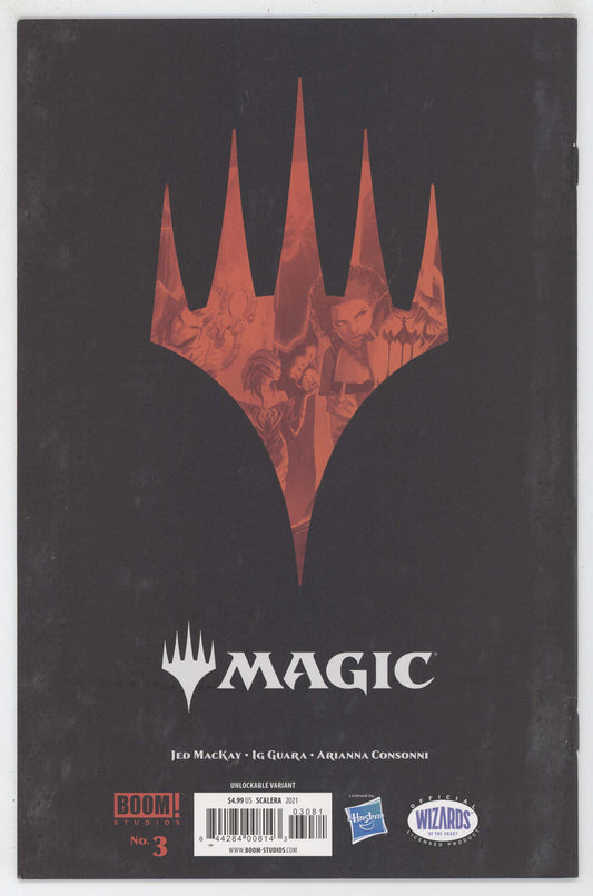 Magic The Gathering MTG 3 Boom 2021 NM- 9.2 Matteo Scalera BW Virgin Variant