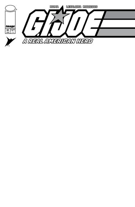 Gi Joe A Real American Hero Silent Missions Edition #21 E Blank Sketch Variant (04/02/2025) Image
