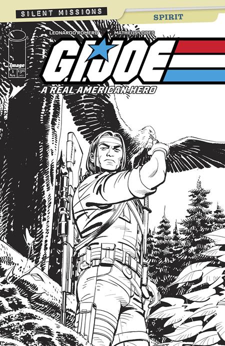 Gi Joe A Real American Hero Spirit #1 (One Shot) C 1:10 Leonardo Romero B&W Variant (04/16/2025) Image