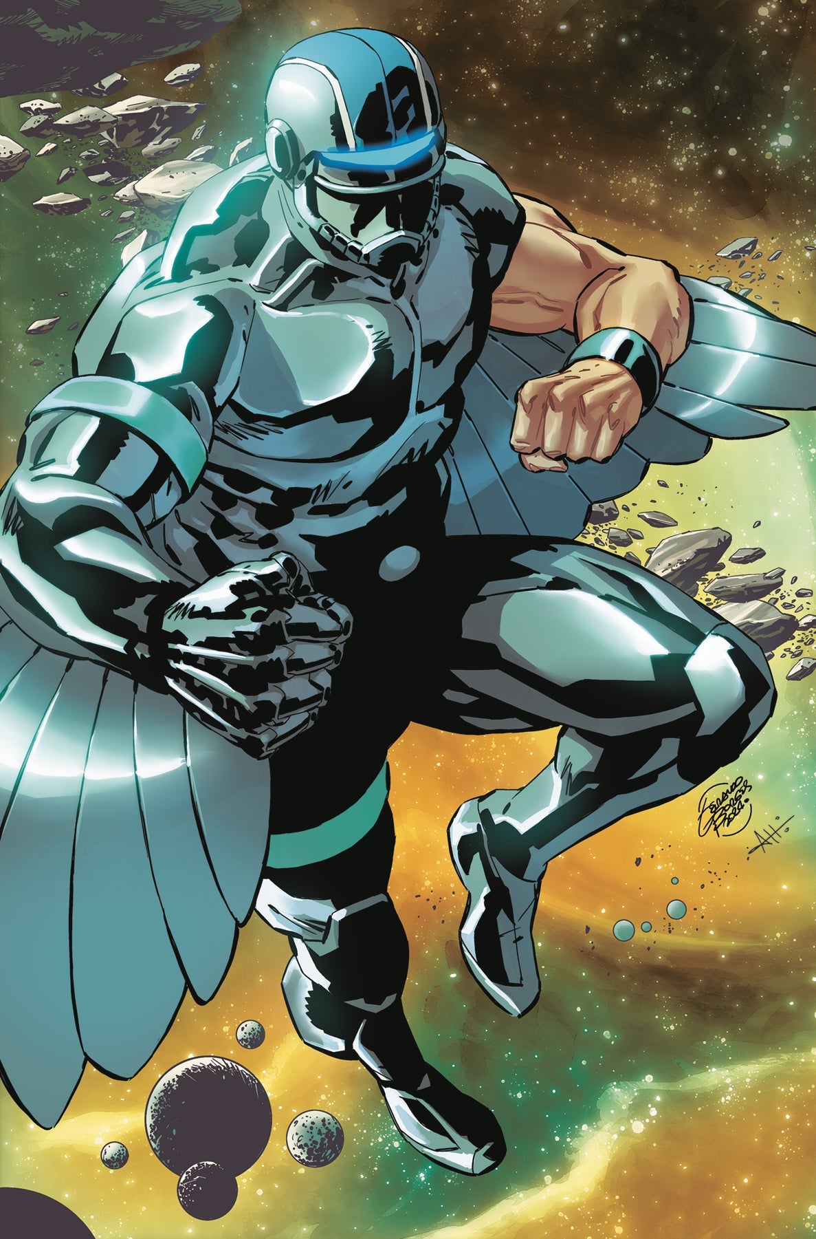 Silverhawks #4 T 1:20 Gerardo Borges Virgin Variant (05/14/2025) Dynamite
