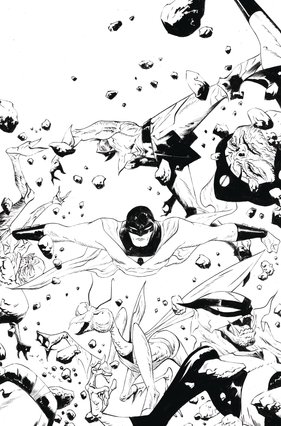 Space Ghost #12 J 1:15 Jae Lee Line Art Virgin Variant (04/30/2025) Dynamite
