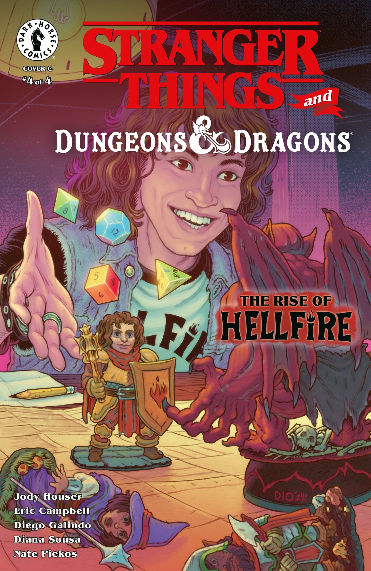 Stranger Things Dungeons & Dragons D&D Rise Of Hellfire #4 C Irizarri (06/18/2025) Dark Horse