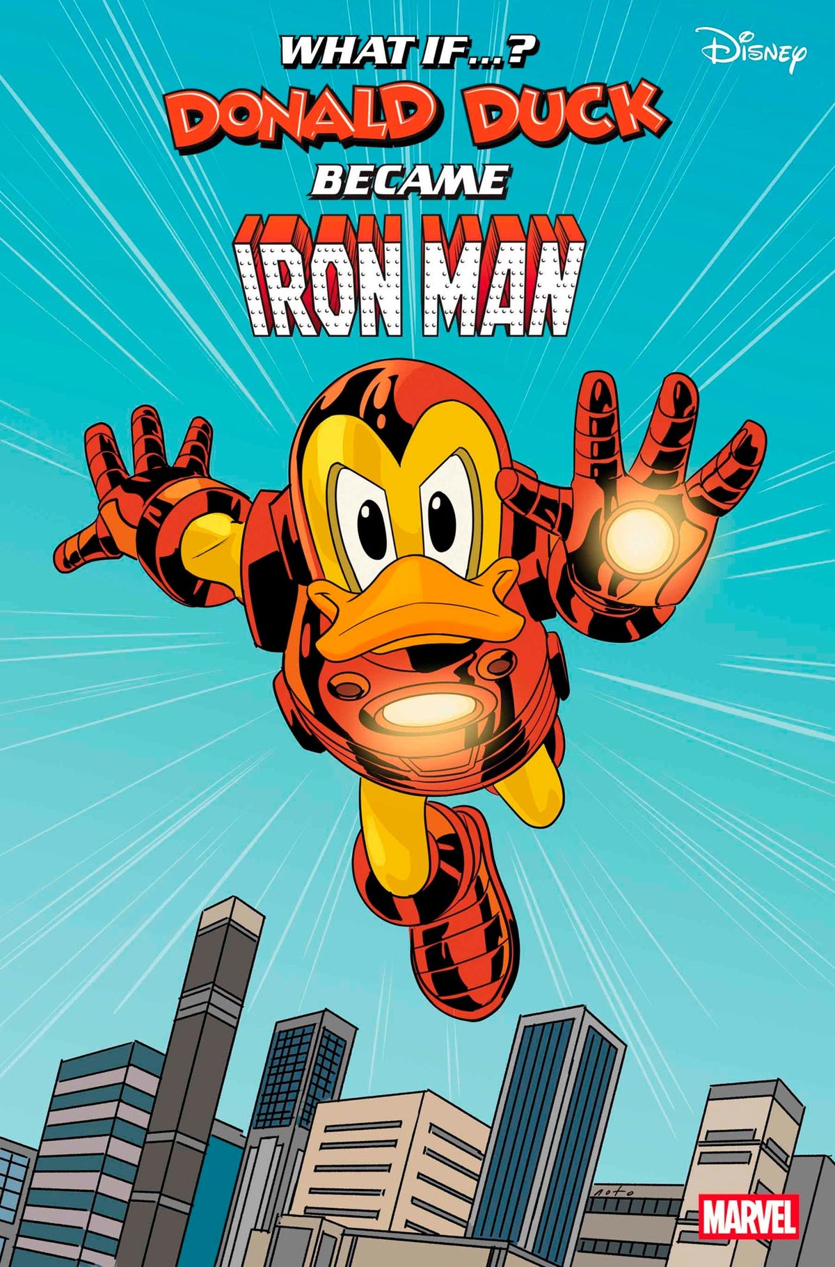 What If Donald Duck Became Iron Man #1 C Phil Noto Goofy Iron Man Variant (05/28/2025) Marvel