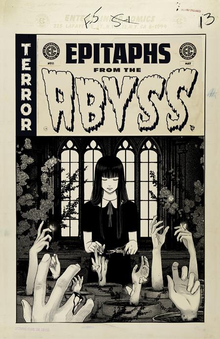 Ec Epitaphs From The Abyss #11 (Of 12) D 1:20 Anwita Citriya B&W Artist Edition Variant (05/21/2025) Oni