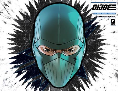 Gi Joe #7 H Andrea Milana & Andres Juarez Die Cut Foil Mask Variant (05/21/2025) Image