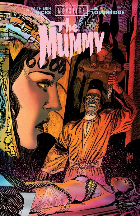 Universal Monsters The Mummy #4 (Of 4) C 1:10 Guillem March Connecting Variant (06/25/2025) Image