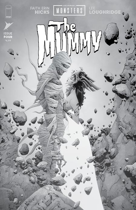 Universal Monsters The Mummy #4 (Of 4) D 1:25 Jae Lee & June Chung Classic Horror B&W Variant (06/25/2025) Image