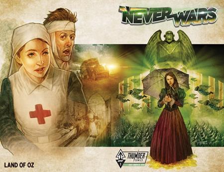 Neverwars Dorothy Land Of Oz #1 (Of 9) B 1:5 Erwin Arroza Unlock Wraparound Variant (06/25/2025) Massive