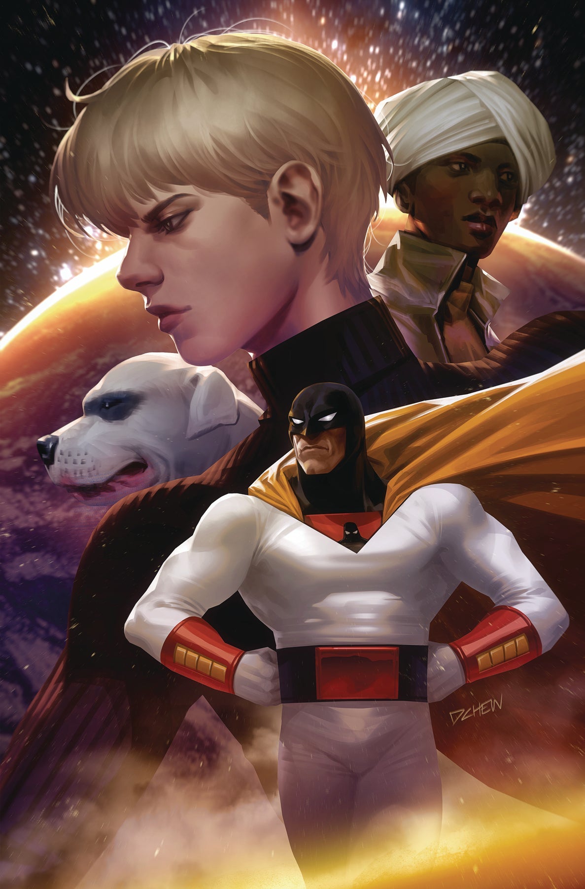 Space Ghost Jonny Quest Space Quest #4 M 1:15 Derrick Chew Virgin (08/20/2025) Dynamite