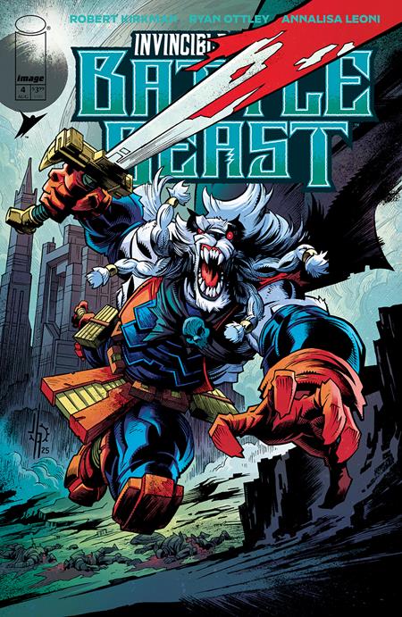 Invincible Universe Battle Beast #4 D 1:25 Jason Howard Variant (08/20/2025) Image