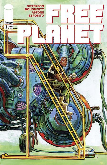 Free Planet #3 B Jed Dougherty Ladder Variant (07/09/2025) Image