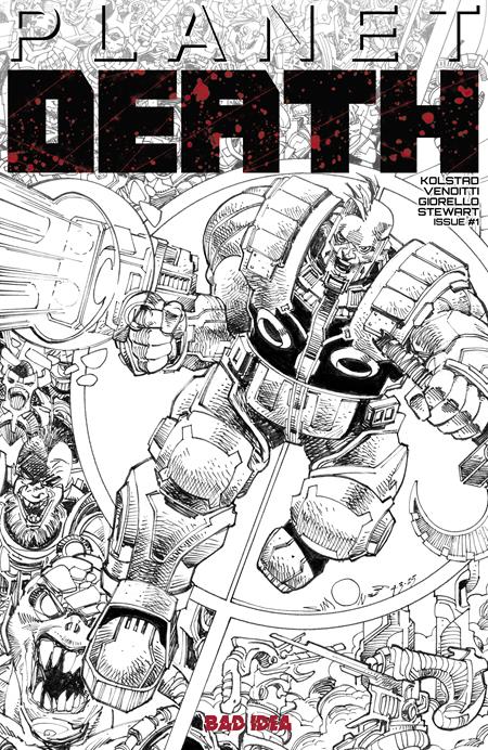 Planet Death #1 (Of 4) F 1:100 Walter Simonson Variant (07/09/2025) Bad Idea