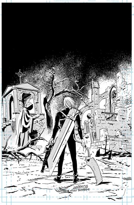 Lost Fantasy #4 D 1:25 Alex Diotto B&W Virgin Variant (08/27/2025) Image