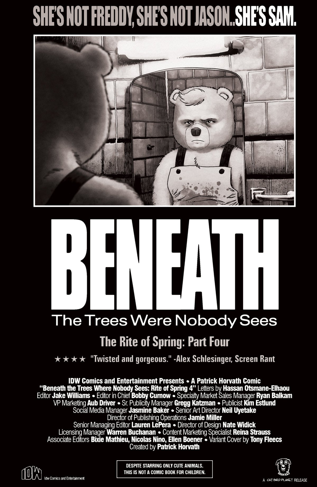 Beneath The Trees Where Nobody Sees Rite Of Spring #4 E 1:25 Tony Fleecs Virgin (11/12/2025) Idw